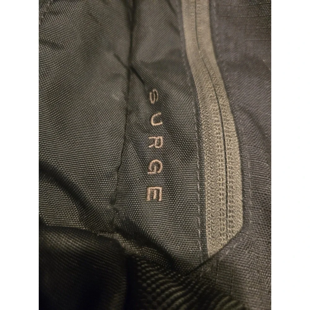 The North Face Surge FlexVent Backpack Black Laptop School Travel Book Bag